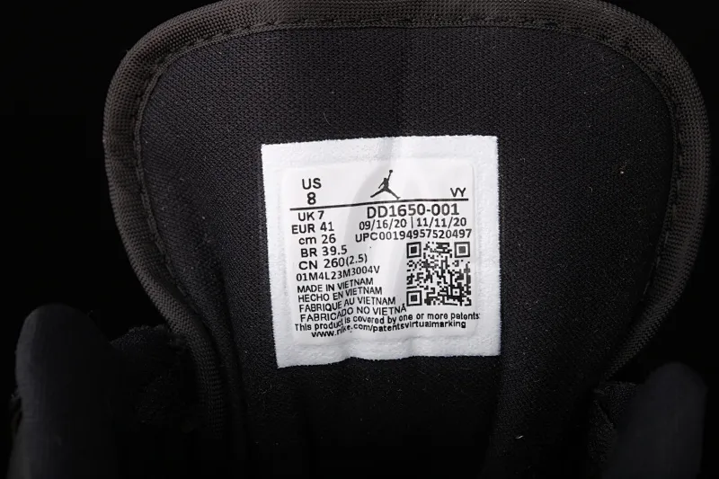 All categories Air Jordan Jordan series basketball shoes Air Jordan 1 Low G version pure original Air Jordan 1 Low ASW AJ1 Joe 1 low-top all-star patent leather black low-top basketball shoes DD1650-001